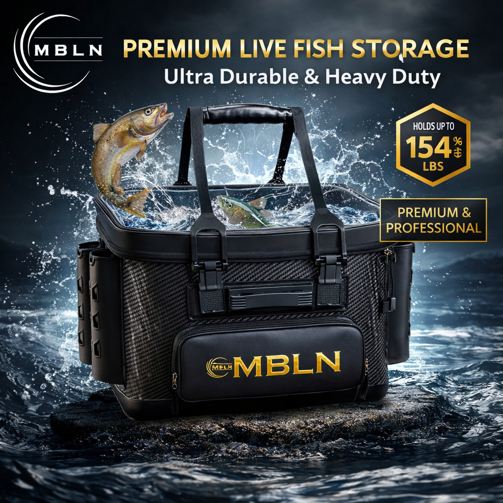 Fishing Kayak Crate - 70kg Heavy-Duty EVA Hard Shell Fishing