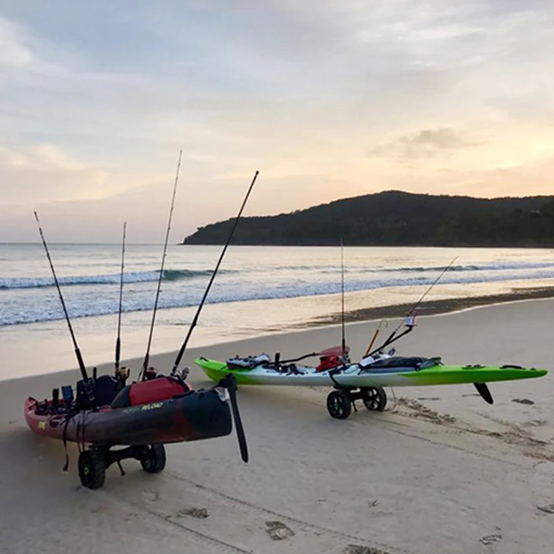 2-Wheel Canoe Boat Carrier Car - Fishing Kayak Cart ulasan dan harga