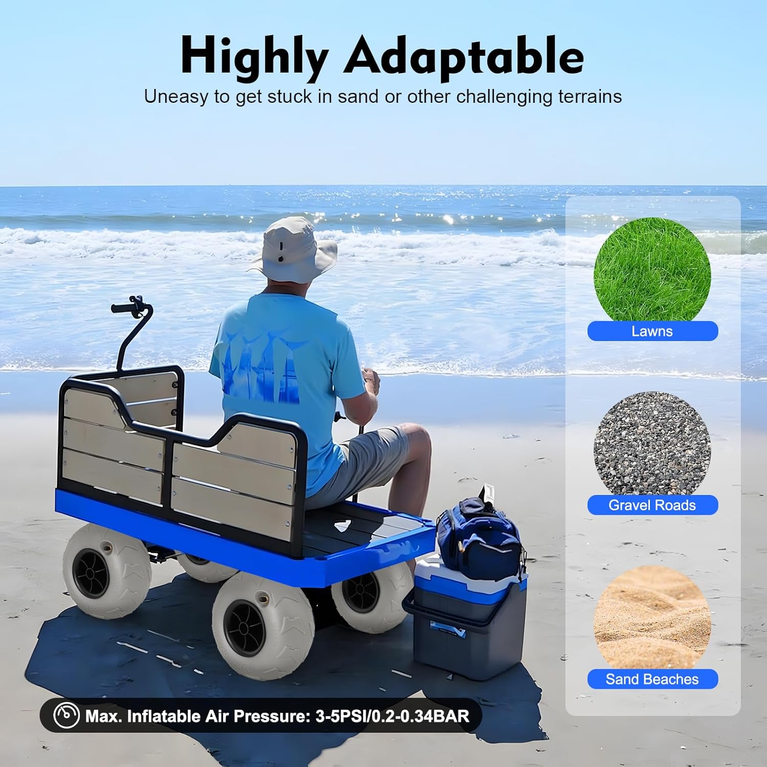 Beach Balloon Wheels 2 Pack 9  - Fishing Kayak Cart ulasan dan harga