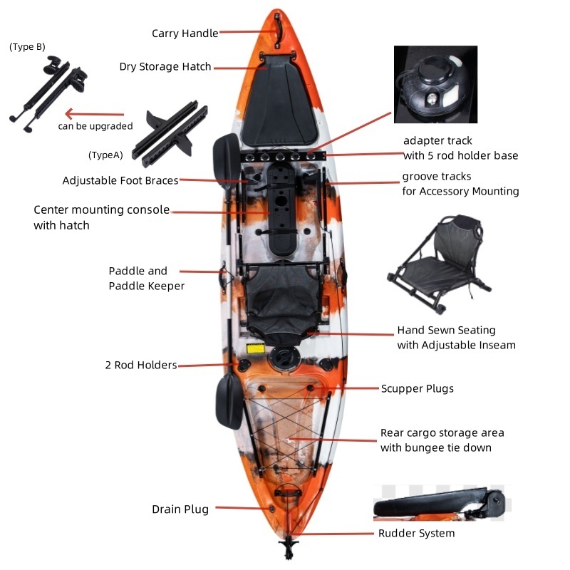 LSF One Person One Seating 13F - Fishing Kayak Sit On Top ulasan dan harga