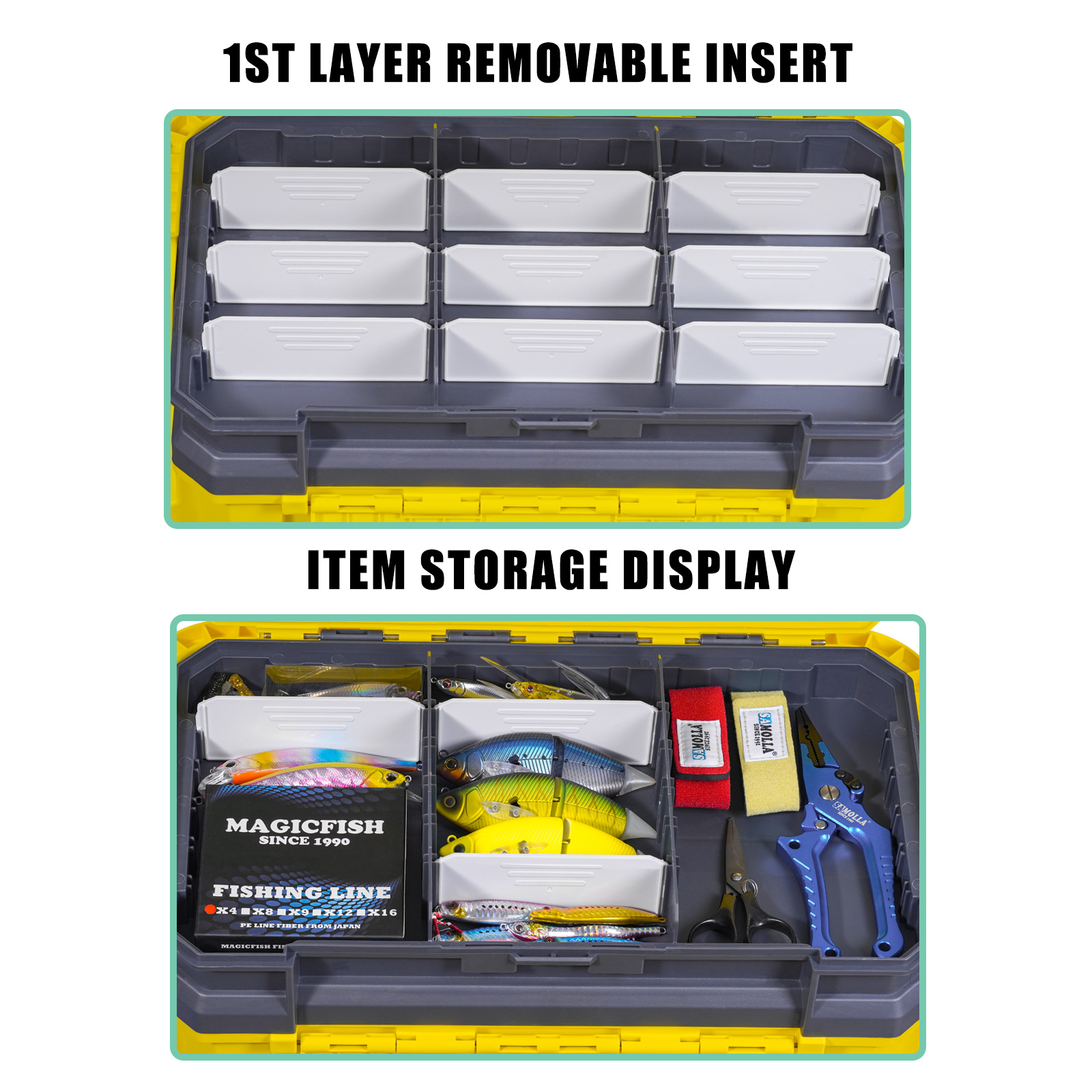 New Large Fishing Box Suit 19. - Fishing Kayak Crate ulasan dan harga