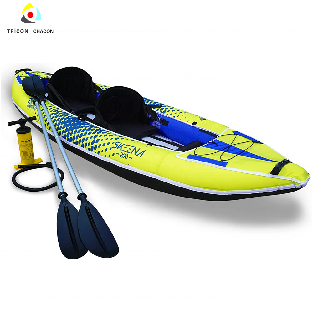 Adult Inflatable Fishing Canoe - Fishing Kayak Paddle ulasan dan harga