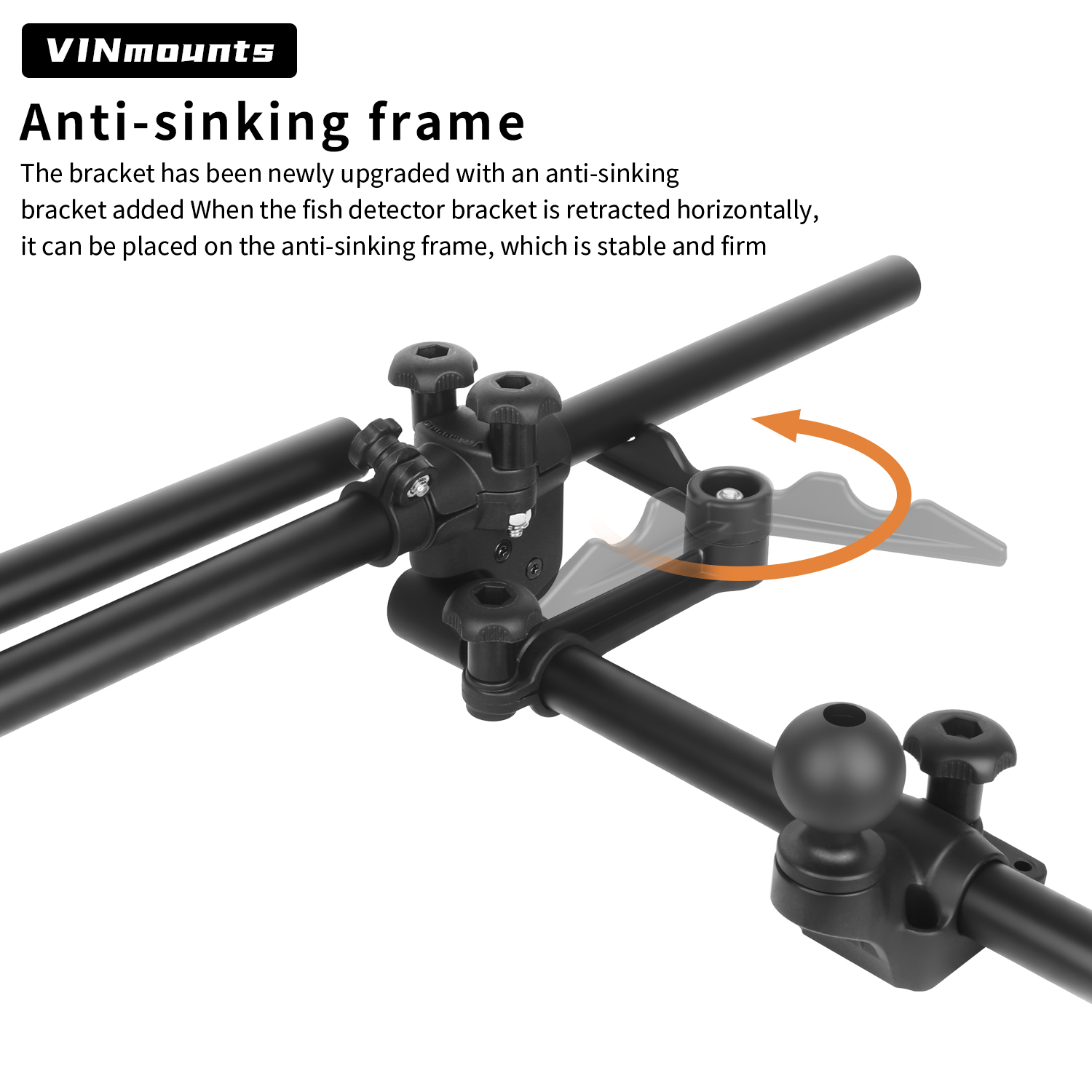 VIN Mounts Universal Sonar Fis - Fishing Kayak Fish Finder Mount ulasan dan harga