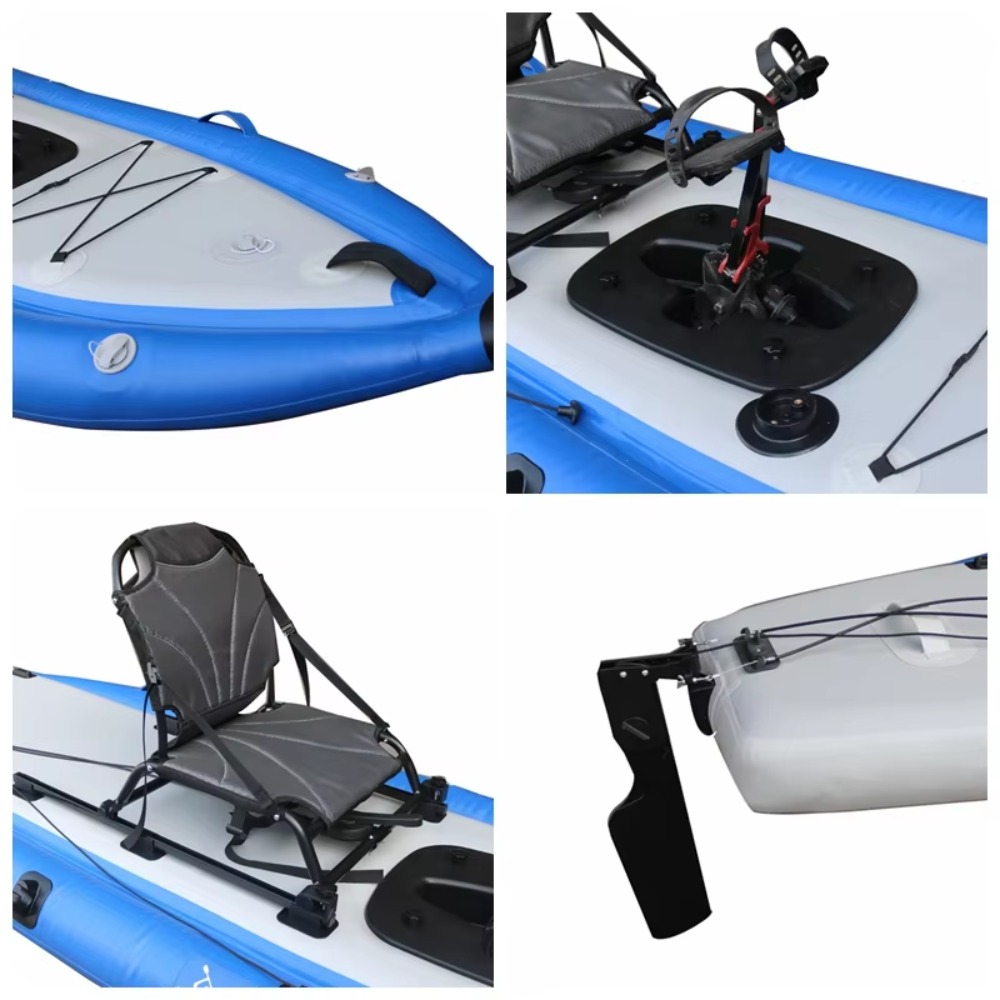 12ft Single Sit-On-Top Inflata - Fishing Kayak Sit On Top ulasan dan harga