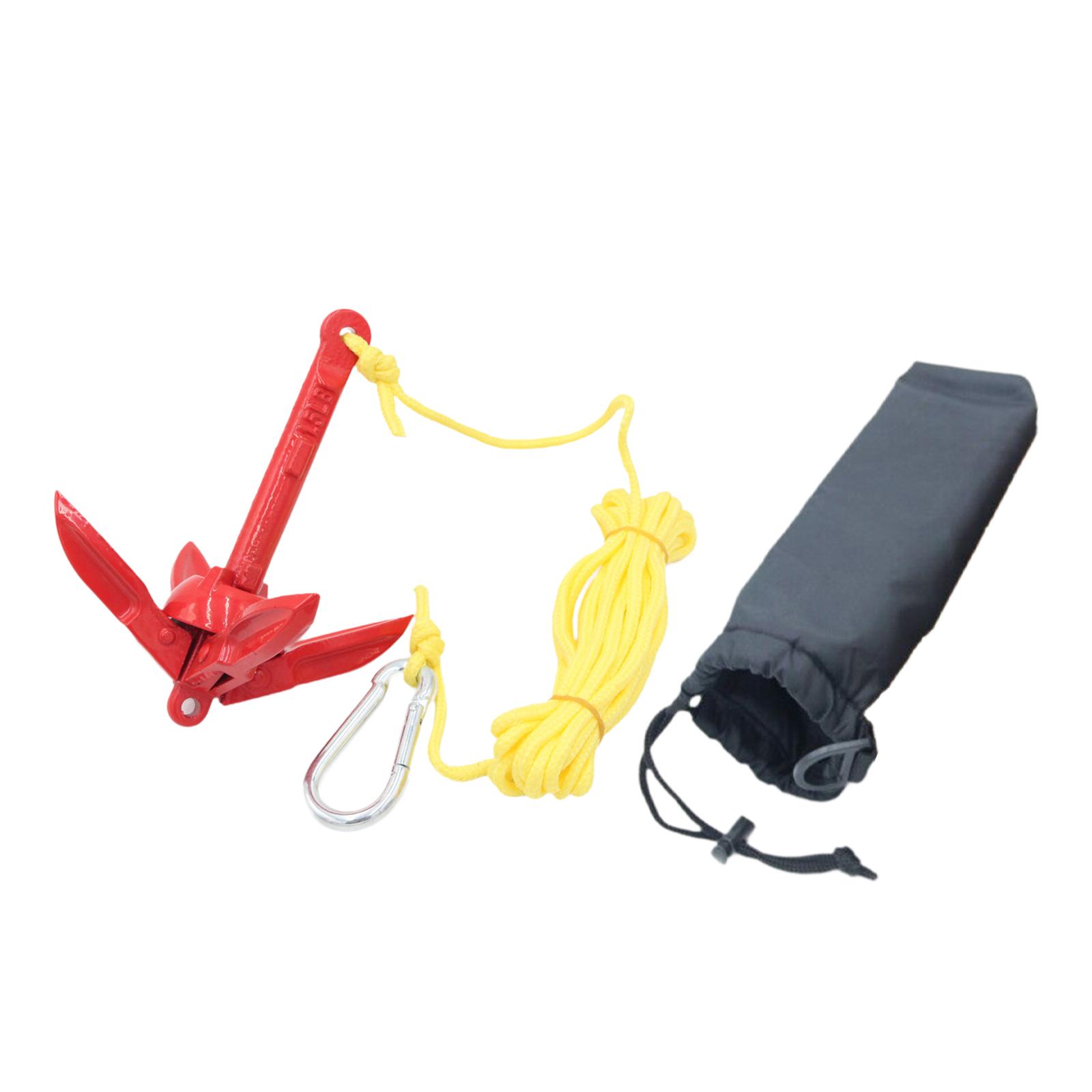 0.7kg Carbon Steel Folding Anc - Fishing Kayak Anchor ulasan dan harga