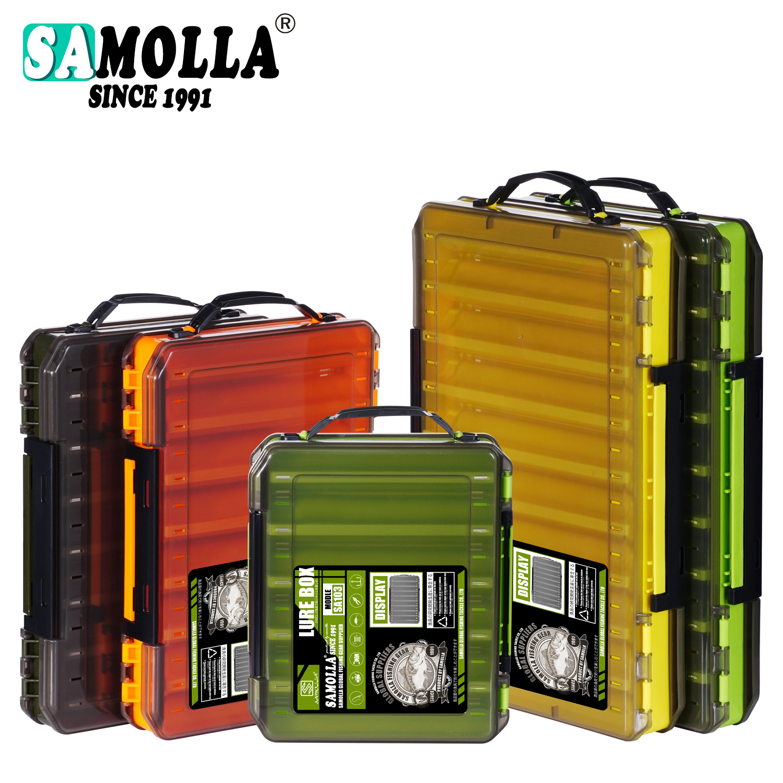 Double Sided Lure Baits Box Fi - Fishing Kayak Crate ulasan dan harga