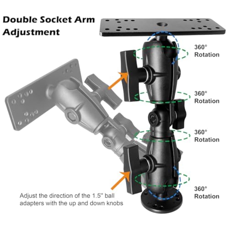 Boat/Kayak/Fishing Ball Fish F - Fishing Kayak Fish Finder Mount ulasan dan harga