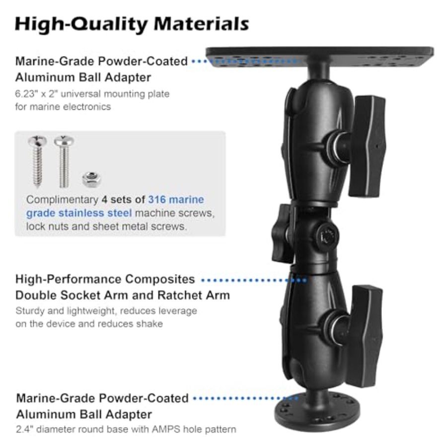 Boat/Kayak/Fishing Ball Fish F - Fishing Kayak Fish Finder Mount ulasan dan harga