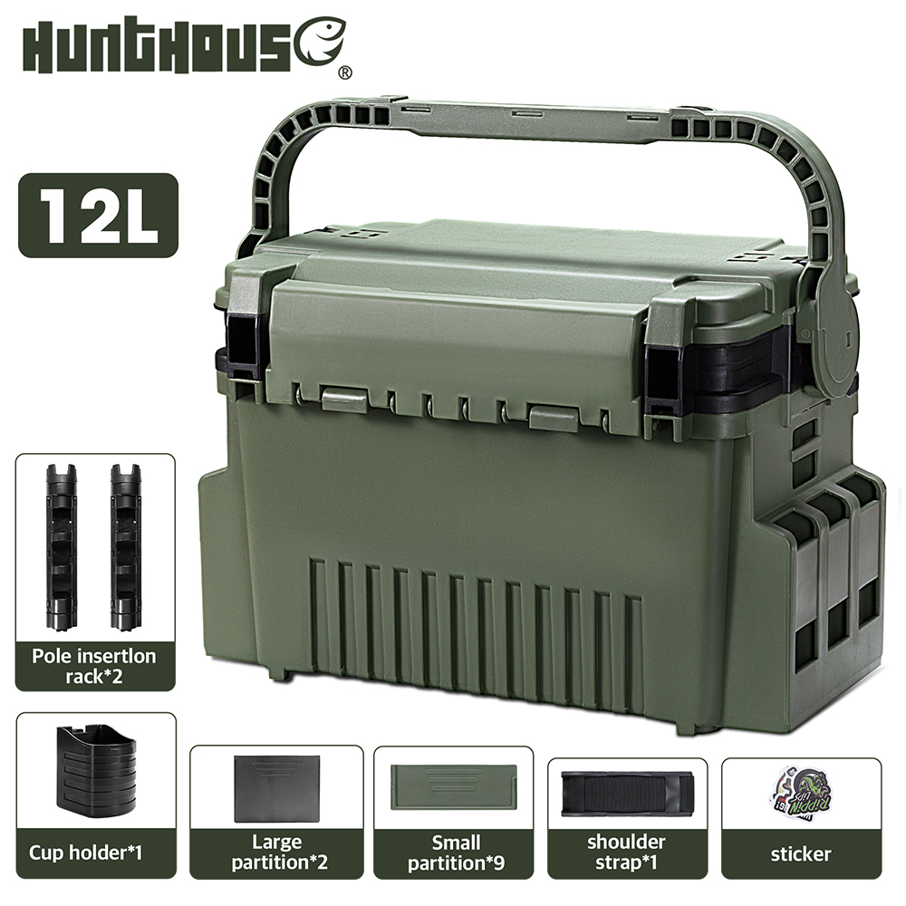 Hunthouse 12L Large Fishing Ta - Fishing Kayak Crate ulasan dan harga