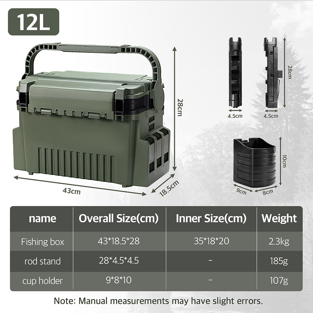 Hunthouse 12L Large Fishing Ta - Fishing Kayak Crate ulasan dan harga