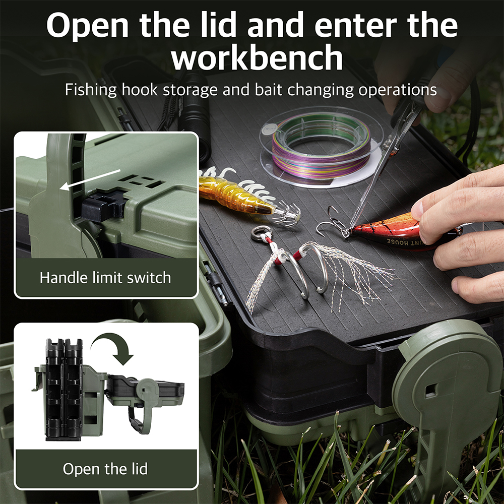 Hunthouse 12L Large Fishing Ta - Fishing Kayak Crate ulasan dan harga