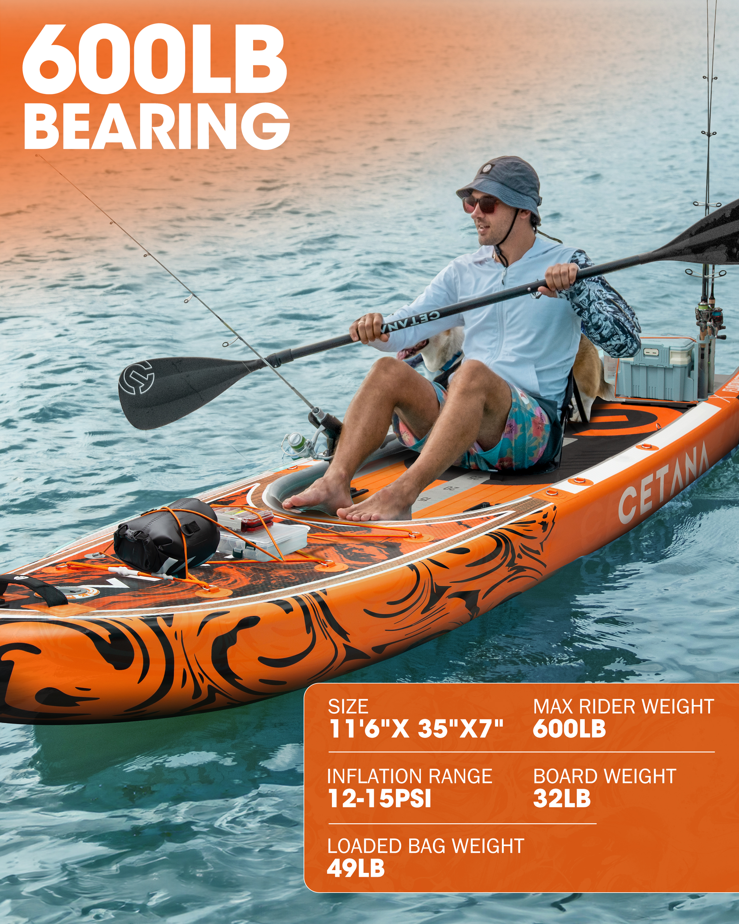 China Factory Inflatable Boat  - Fishing Kayak Rod Holder ulasan dan harga