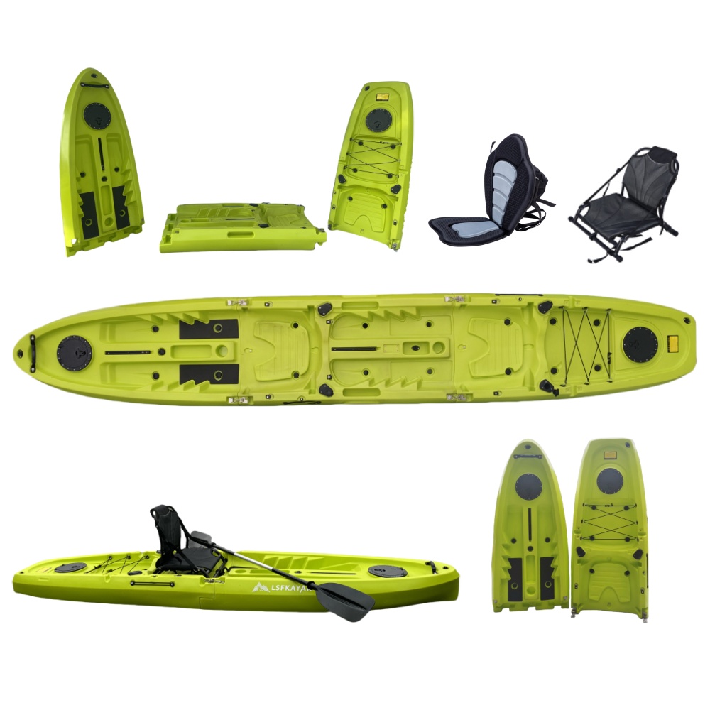 New Modular Tandem Double Sit- - Fishing Kayak Sit On Top ulasan dan harga