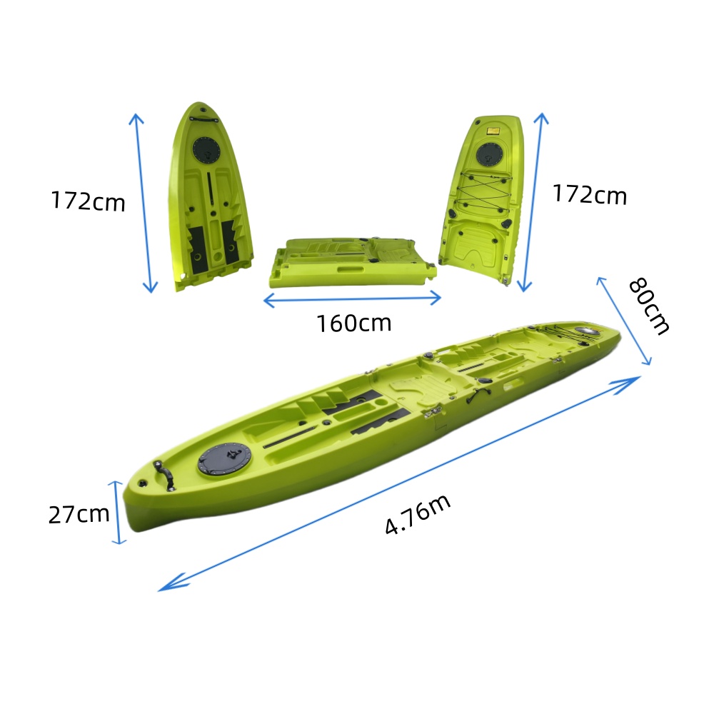 New Modular Tandem Double Sit- - Fishing Kayak Sit On Top ulasan dan harga