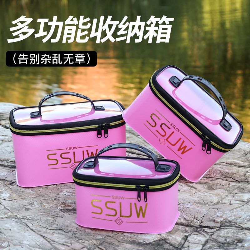 Fishing box storage box Fishin - Fishing Kayak Crate ulasan dan harga